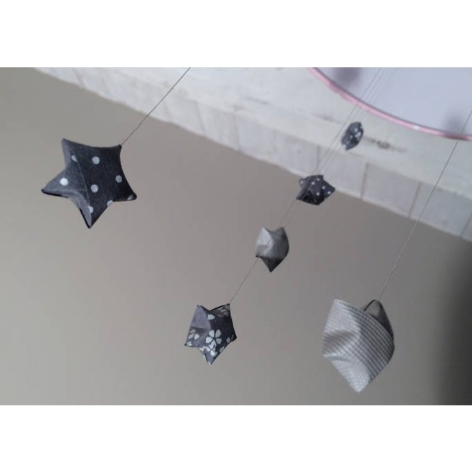 Abat Jour Suspension Etoiles origami diamètre 30